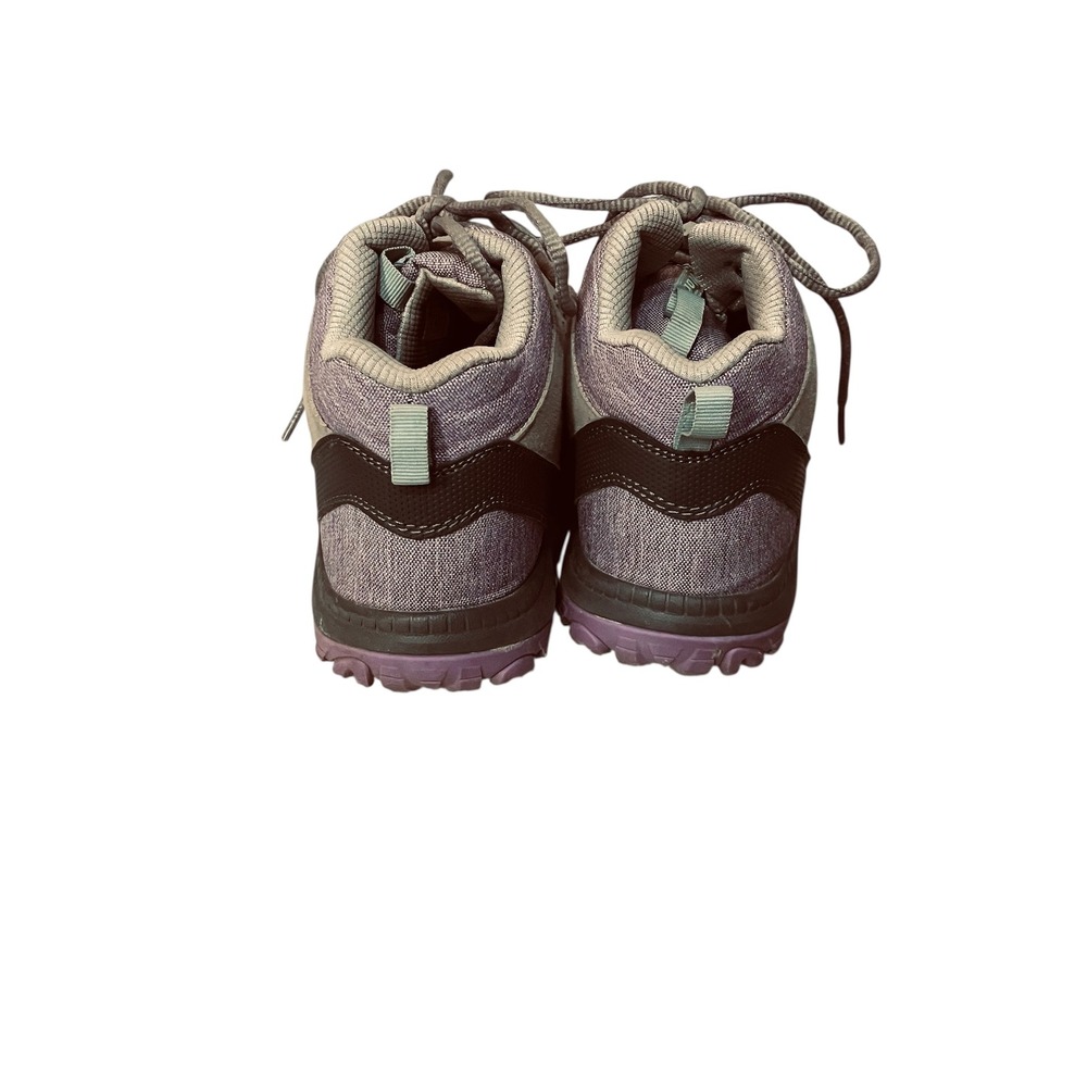 Northside Kids Benton Mid Waterproof Hiking Boots Purple Grey Lace Youth Size 5 - Picture 4 of 9